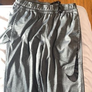 Nike grey sweat pants Large